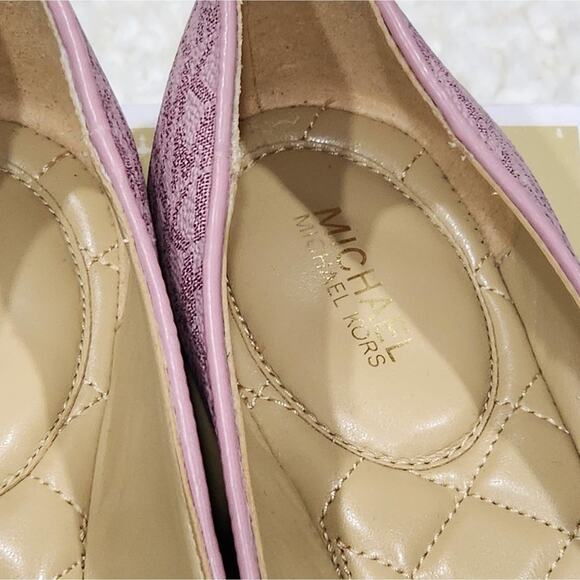 Michael Kors Jilly ballet flats in royal pink logo size 9.5 new!!! - Picture 9 of 13